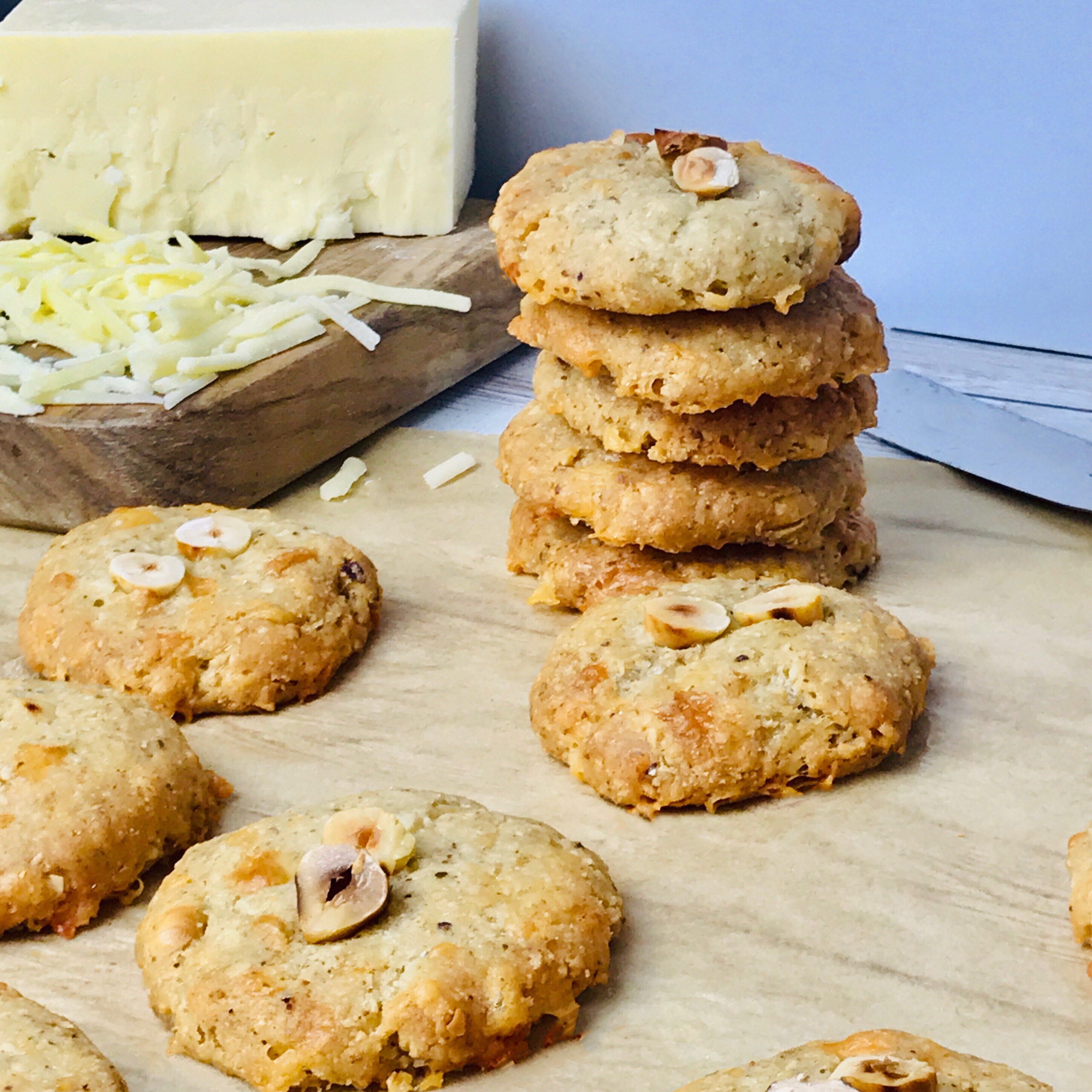 Cheddar and hazelnut shortbread Once upon a kitchen table